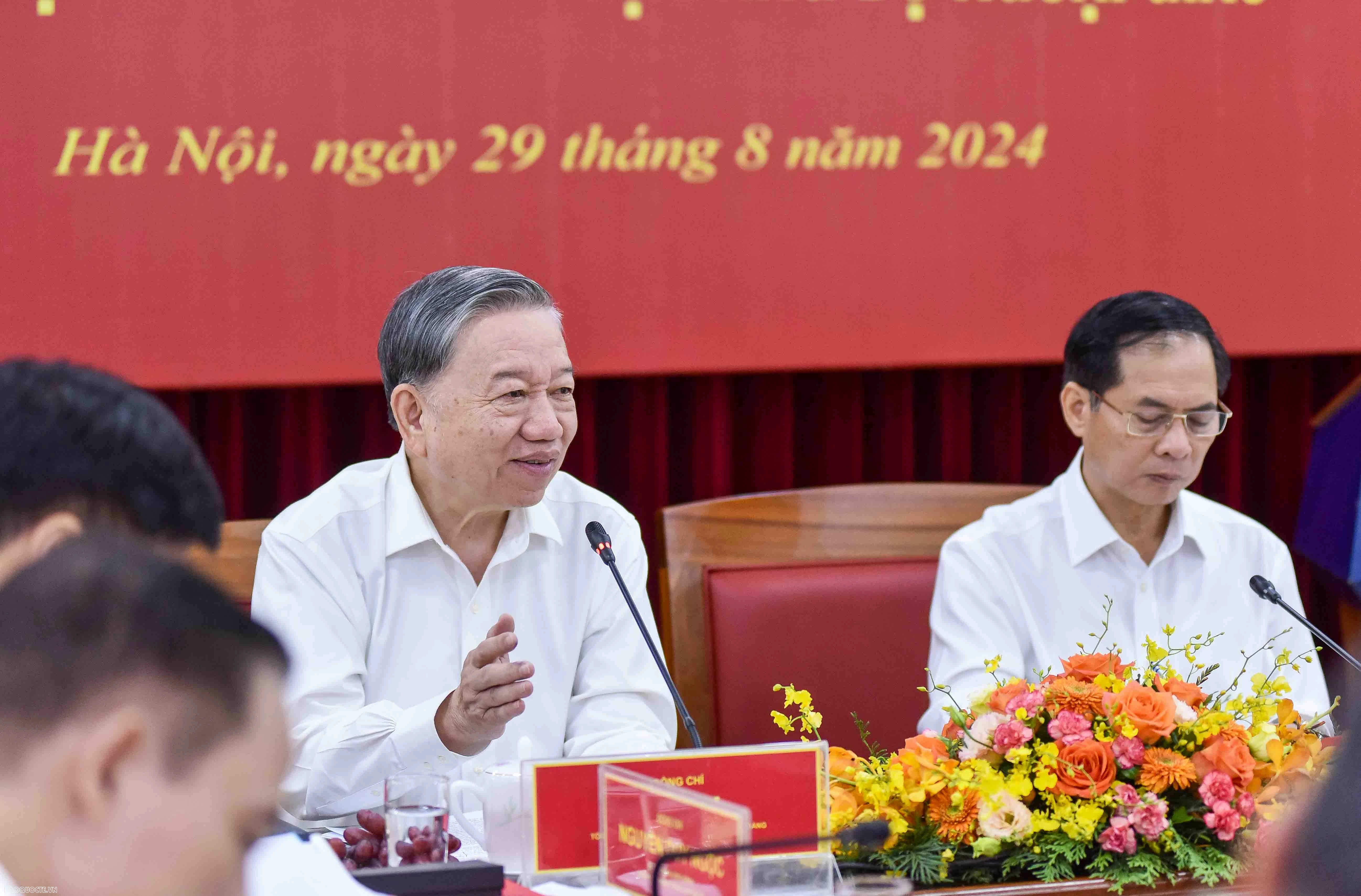 Tổng Bí thư, Chủ tịch nước: Ngoại giao Việt Nam phải vươn lên những tầm cao mới trong kỷ nguyên mới