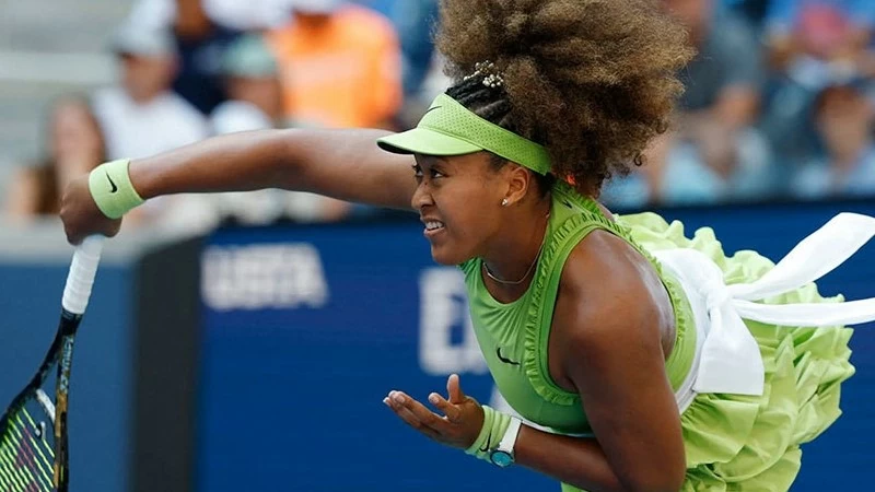 Thi đấu trận ra quân US Open 2024, Naomi Osaka mặc trang phục đậm văn hóa Nhật Bản