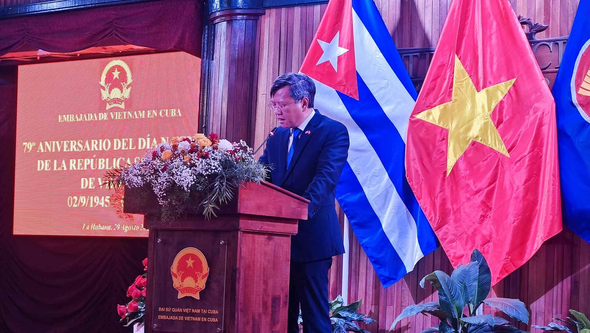 Kỷ niệm 79 năm Quốc khánh Việt Nam tại Cuba Kỷ niệm 79 năm Quốc khánh Việt Nam tại Cuba