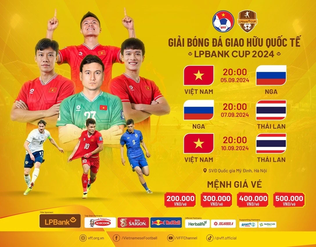 Lịch thi đấu của đội tuyển Việt Nam Lịch thi đấu của đội tuyển Việt Nam