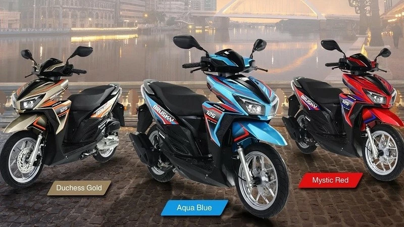 Cận cảnh xe tay ga Kawasaki Brusky 125 vừa ra mắt, giá khoảng 30,9 triệu đồng