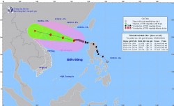 Dự báo ảnh hưởng của bão số 3: Vùng ven biển Quảng Ninh đến Thanh Hóa gió mạnh dần; Bắc Bộ, Bắc Trung Bộ xuất hiện đợt mưa to