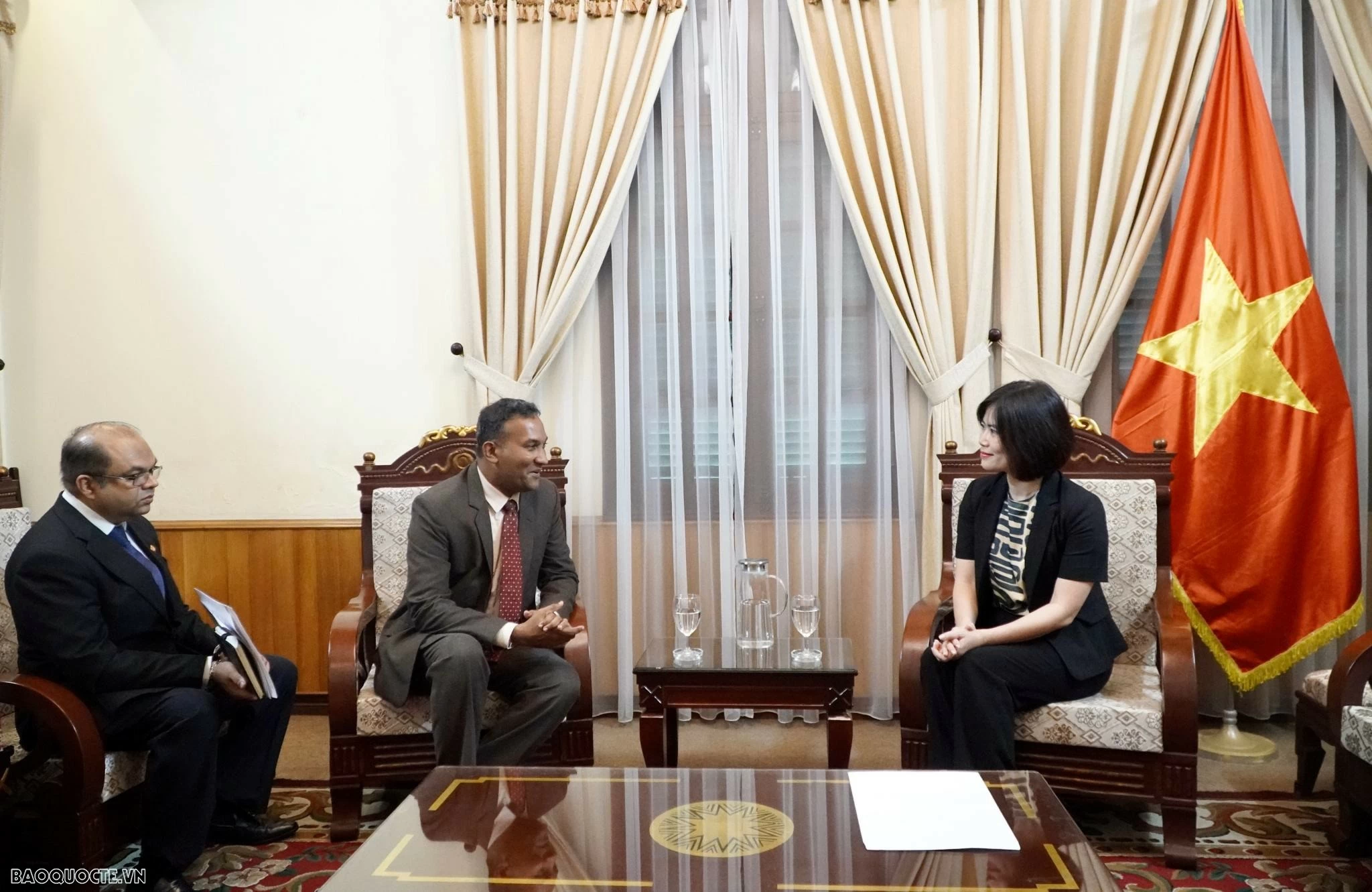 Tiếp nhận bản sao Thư ủy nhiệm bổ nhiệm Đại sứ Sri Lanka tại Việt Nam Tiếp nhận bản sao Thư ủy nhiệm bổ nhiệm Đại sứ Sri Lanka tại Việt Nam