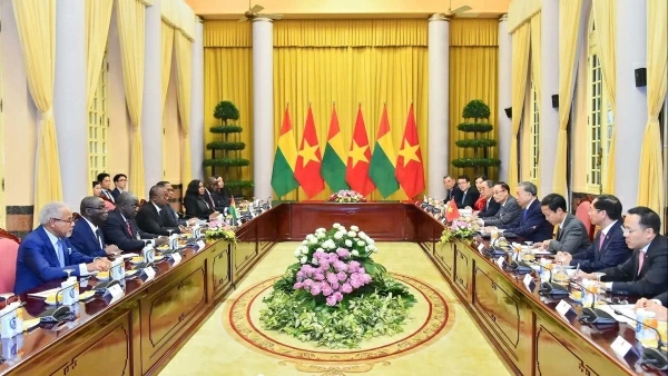 Guinea-Bissau President expresses admiration for Vietnam's revolutionary journey, national construction and development