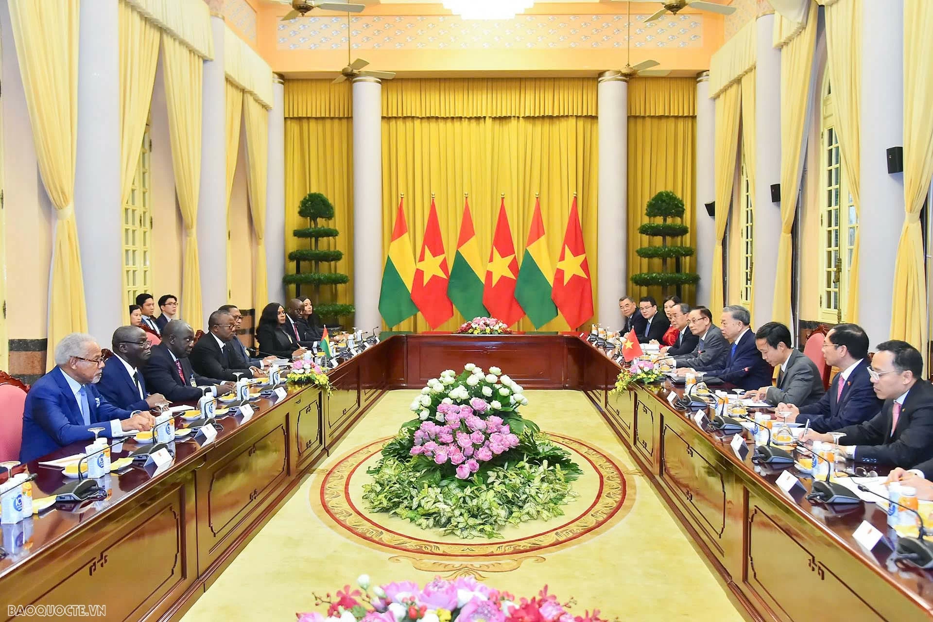 Tổng thống Guinea-Bissau cảm ơn Việt Nam chia kinh nghiệm về phát triển và hội nhập quốc tế