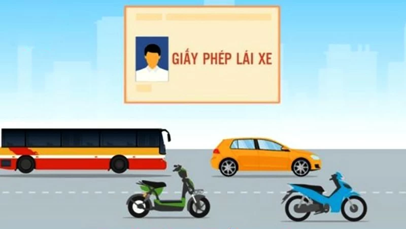 Các hạng giấy phép lái xe không thời hạn từ ngày 1/1/2025