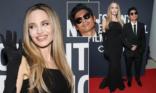 Pax Thiên lịch lãm cùng mẹ Angelina Jolie dự Liên hoan phim Toronto