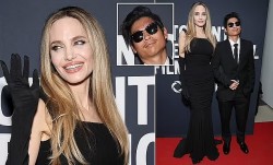 Pax Thiên lịch lãm cùng mẹ Angelina Jolie dự Liên hoan phim Toronto