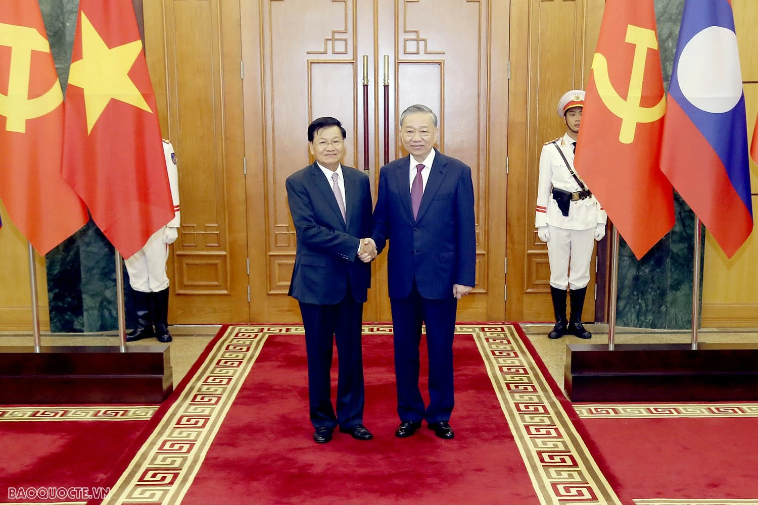 Vietnam, Laos issue Joint Statement on State visit