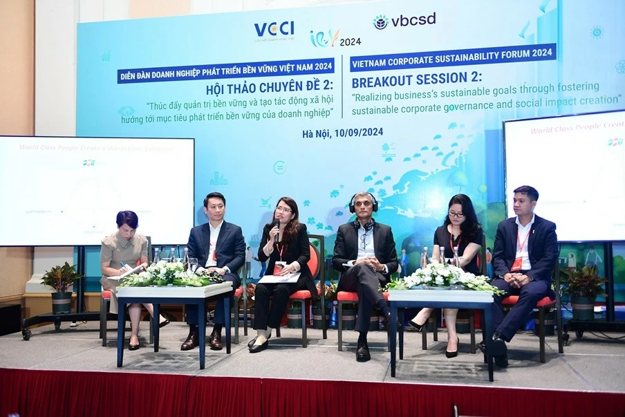 VCSF 2024: Thúc đẩy doanh nghiệp hiện thực hóa các mục tiêu phát triển bền vững