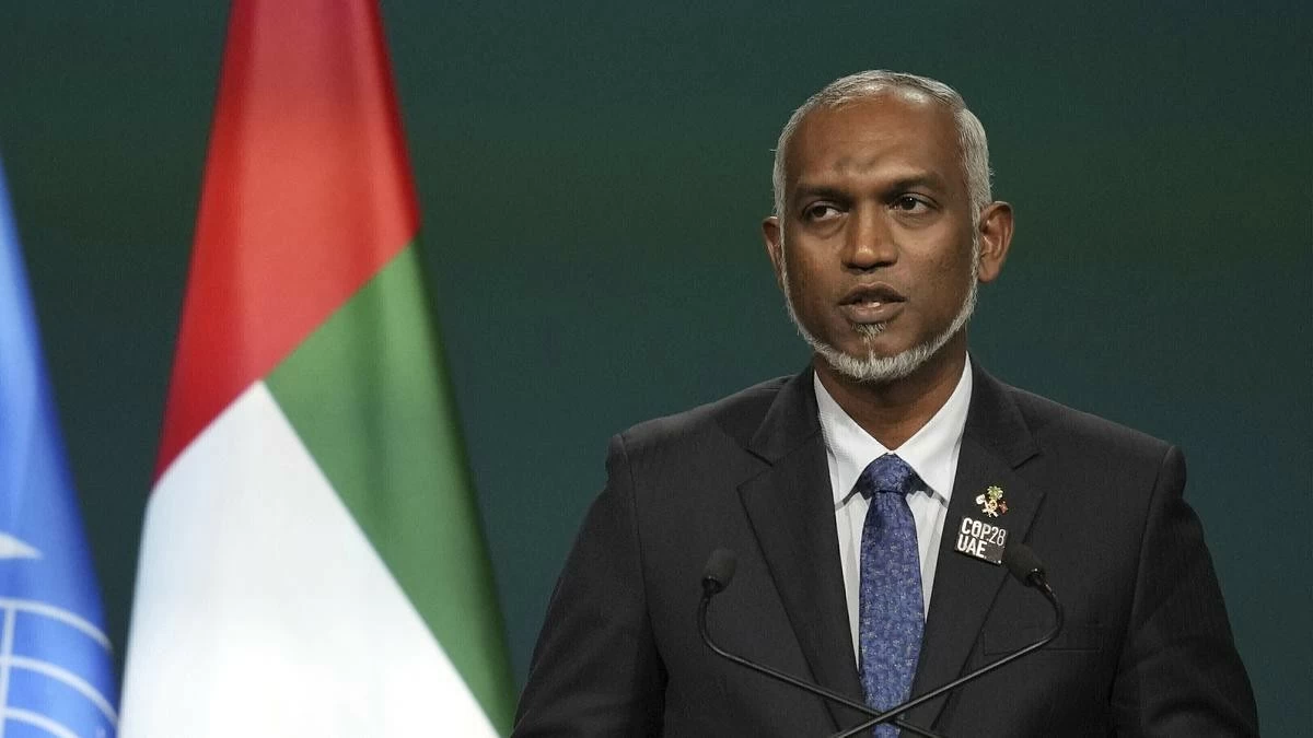 Tổng thống Maldives Mohamed Muizzu. (Nguồn: AP)