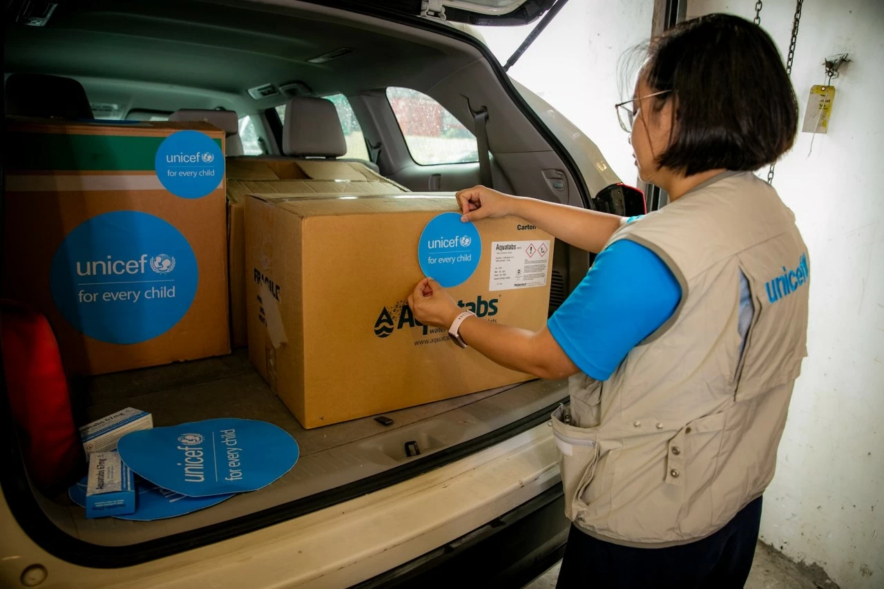 UNICEF delivers immediate relief to communities affected by Typhoon Yagi in Northern Vietnam