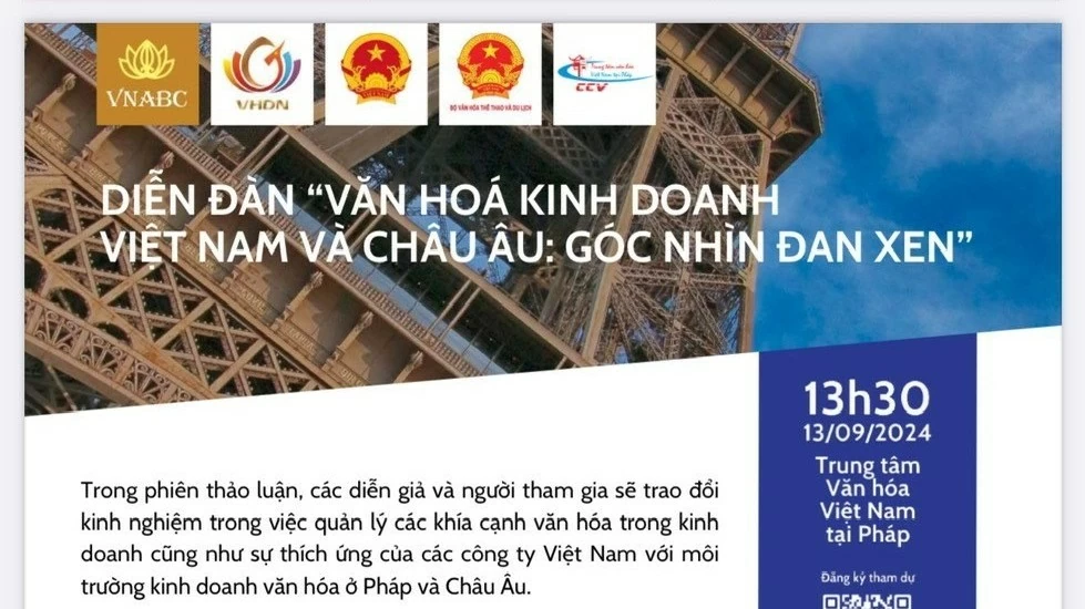 Ngày văn hoá doanh nghiệp Việt Nam ở nước ngoài lần đầu tiên sẽ được tổ chức tại Pháp