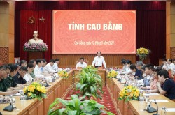 Phó Thủ tướng, Bộ trưởng Bùi Thanh Sơn làm việc với Tỉnh uỷ Cao Bằng