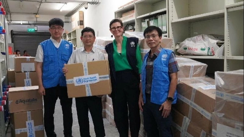 WHO donates one million water purification tablets to people in flood-affected northern provinces