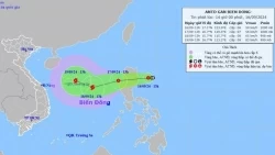 Dự báo tác động của áp thấp nhiệt đới: Từ sáng 17/9, phía Đông khu vực Bắc Biển Đông mưa rào, giông mạnh, sóng cao 2-4m, biển động