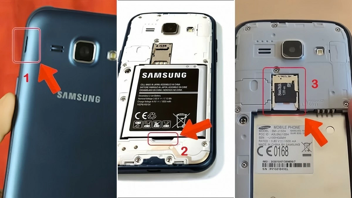 Cách lắp thẻ nhớ vào điện thoại SamSung nhanh chóng và chính xác