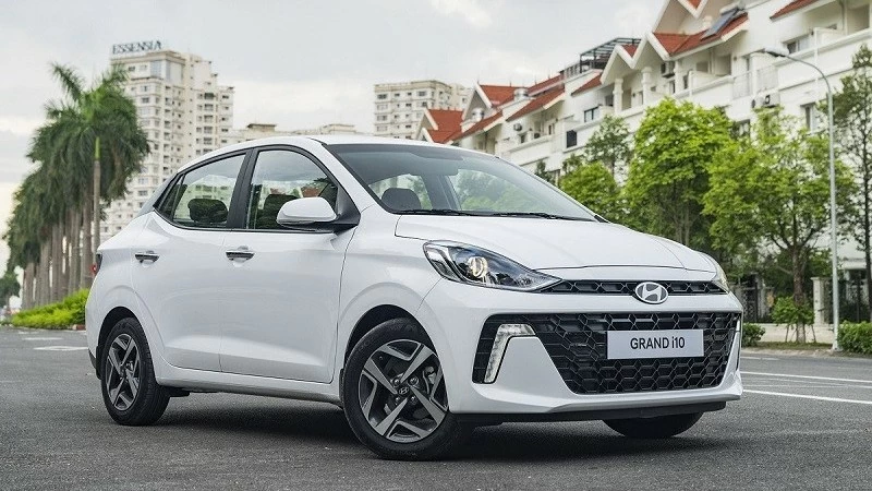 Top 3 xe hạng A bán chạy nhất tháng 8/2024: Hyundai Grand i10 tiếp tục dẫn đầu