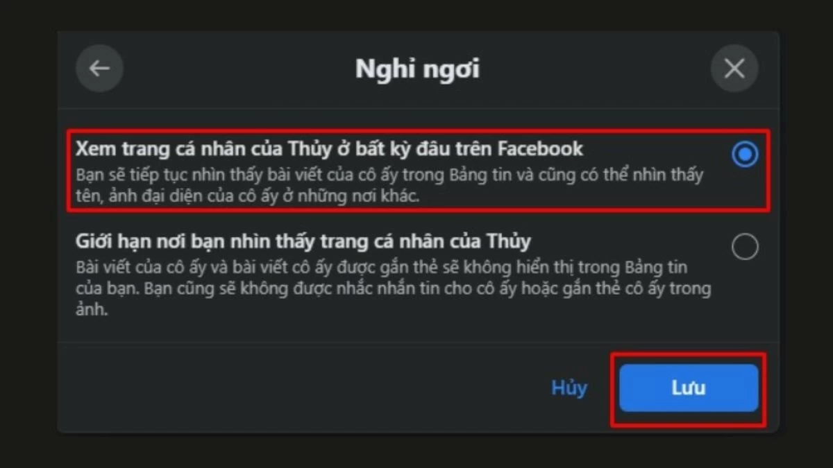 Giảm tương tác Facebook với bạn bè mà không cần block đơn giản