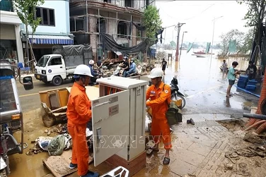 Power restored to nearly 99% of typhoon-affected clients