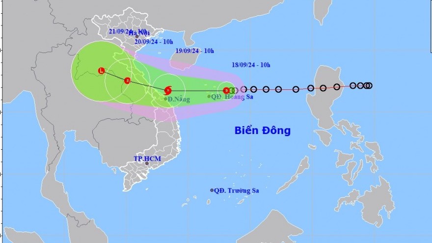 du bao khoang 24 gio toi ap thap nhiet doibao tren vung bien ven bo quang tri quang nam cuong do gio cap 8 giat cap 10