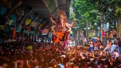 Ấn Độ: Tưng bừng lễ hội Ganesh Chaturthi, cầu xin phước lành từ vị thần linh thiêng