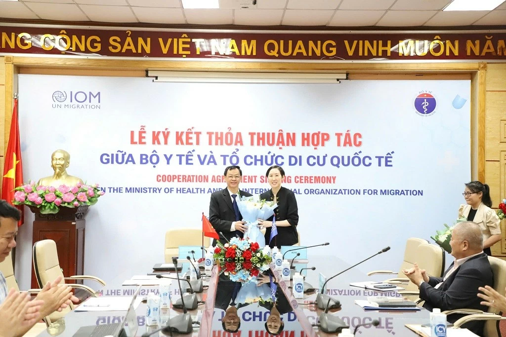 IOM và Bộ Y tế thiết lập quan hệ đối tác mới nhằm nâng cao sức khỏe và chất lượng cuộc sống cho người di cư