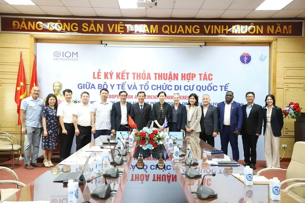 IOM và Bộ Y tế thiết lập quan hệ đối tác mới nhằm nâng cao sức khỏe và chất lượng cuộc sống cho người di cư