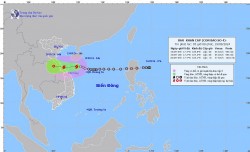 Áp thấp nhiệt đới mạnh thành bão số 4, đề phòng xuất hiện dông mạnh, Quảng Trị-Đà Nẵng mưa cường suất lớn