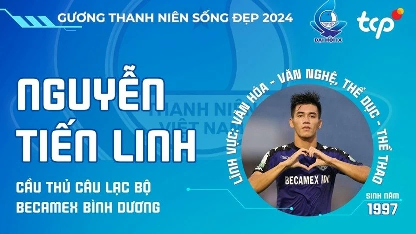 Tiền đạo Tiến Linh và những nghĩa cử cao đẹp đối với cộng đồng