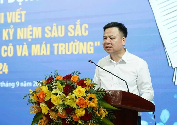 Phát động cuộc thi  viết 'Những kỷ niệm sâu sắc về thầy cô và mái trường' năm 2024