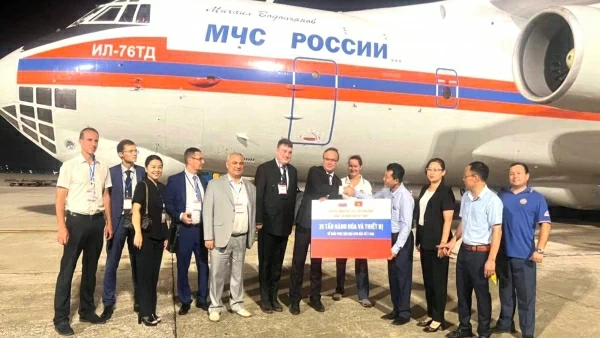 35 tonnes of Russian humanitarian aid arrives in Vietnam