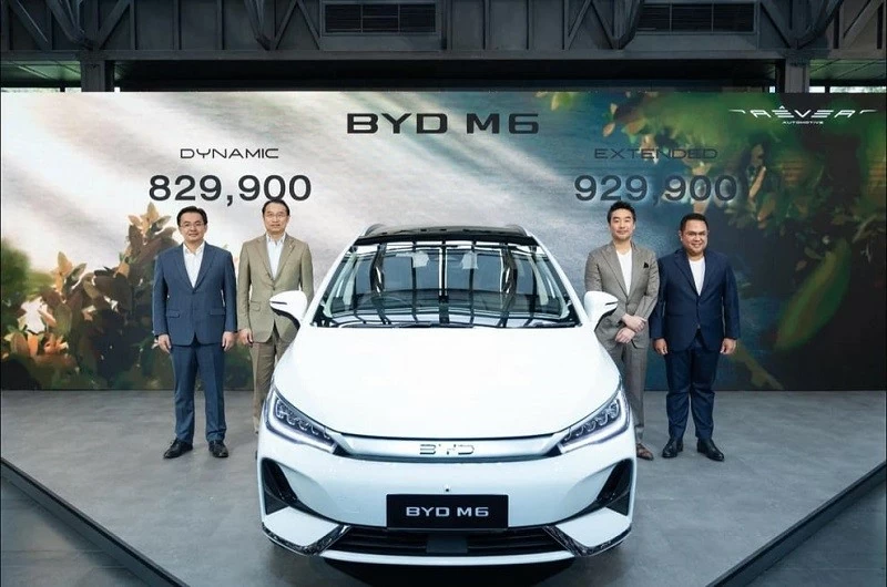 Đại lý nhận cọc xe điện BYD M6, dự kiến ra mắt khách hàng Việt vào tháng 10/2024