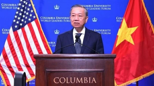 Vietnam’s top leader mentions the path towards the era of Vietnam's ascendance at Columbia University