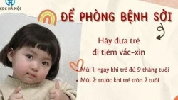 Hà Nội: Triển khai tiêm chủng vaccine sởi cho trẻ em; chủ động phòng dịch bệnh sau mưa lũ, ngập lụt