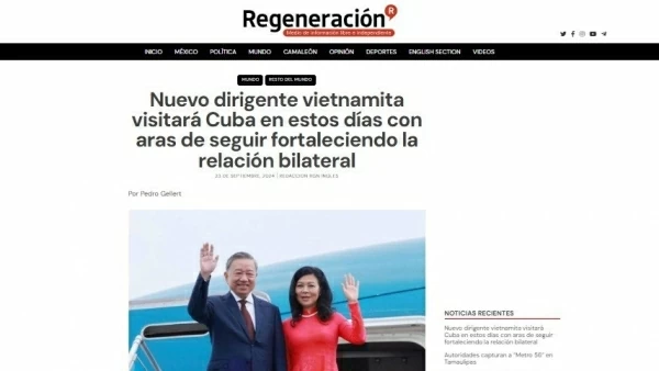 Truyền thông khu vực Mỹ Latinh đề cao chuyến thăm Cuba của Tổng Bí thư, Chủ tịch nước Tô Lâm