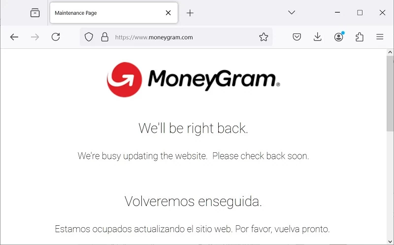 Website MoneyGram không thể truy cập được do sự cố tấn công mạng