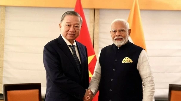 General Secretary, President To Lam meets Indian Prime Minister Narendra Modi in New York