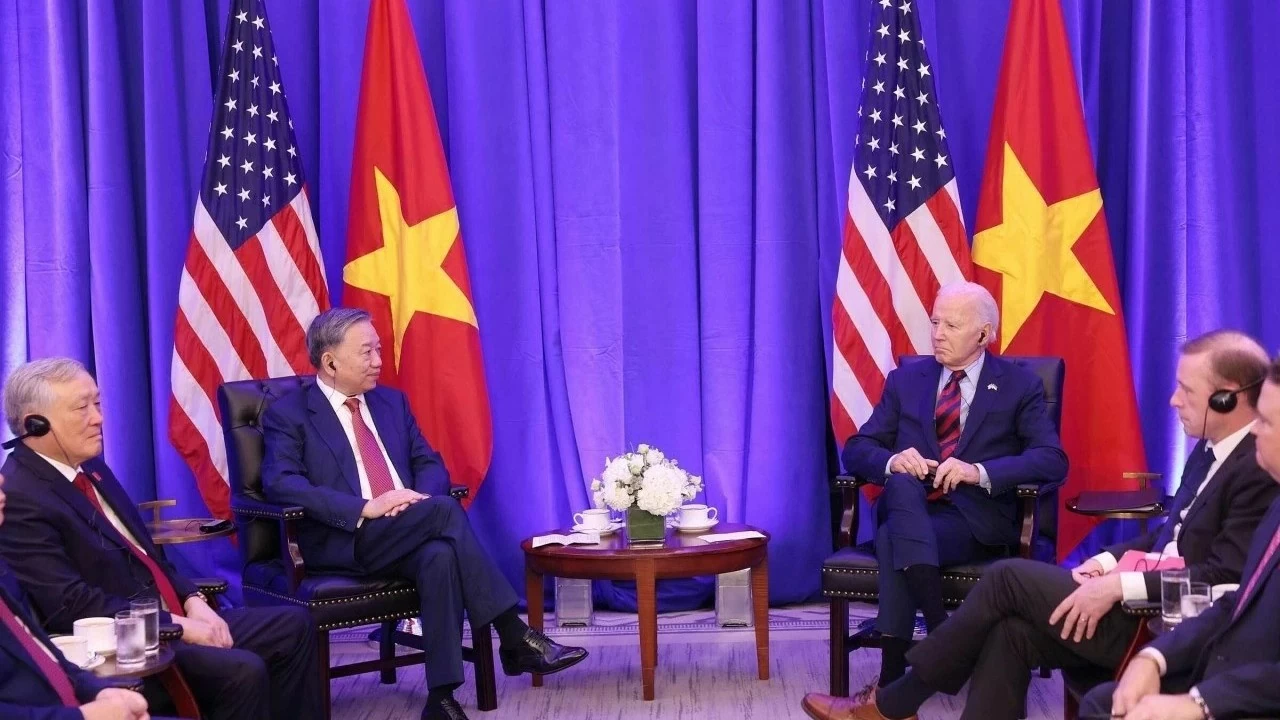 General Secretary, President To Lam meets with US President Joe Biden