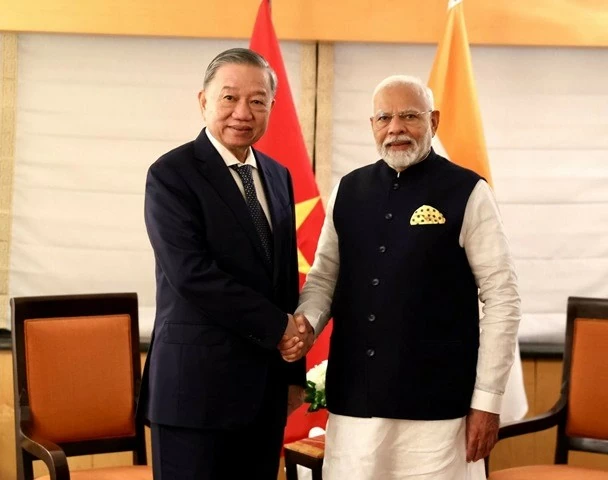 General Secretary, President To Lam meets Indian Prime Minister Narendra Modi in New York