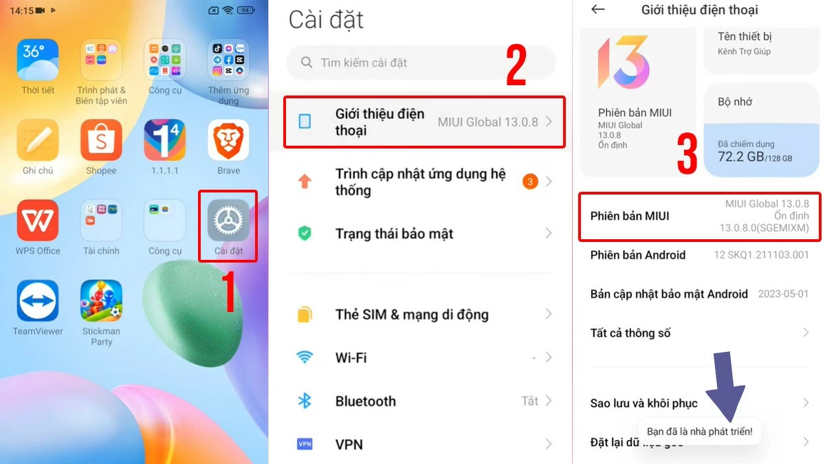 Xem ngay cách bật tùy chọn nhà phát triển Xiaomi và tắt cực đơn giản