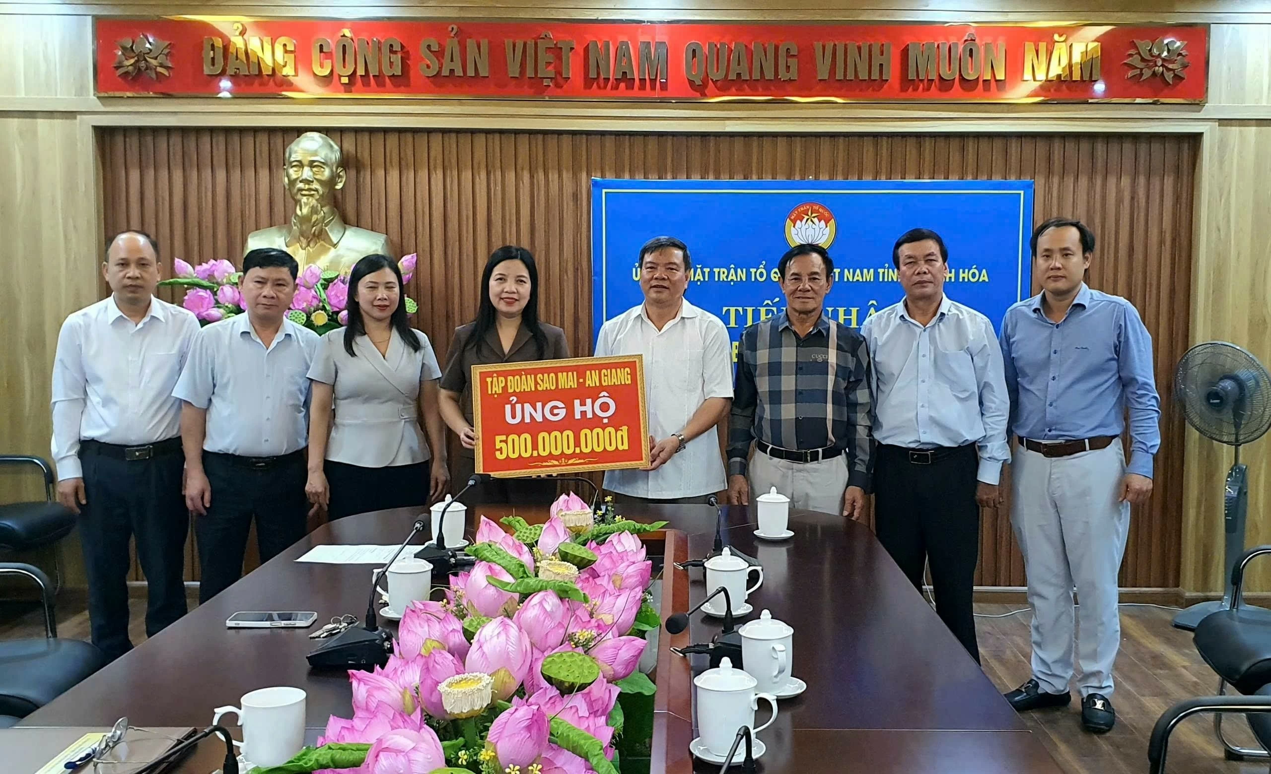 ghĩa đồng bào của Sao Mai Group trên quê hương Thanh Hóa