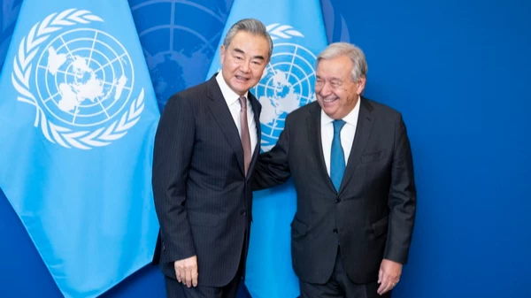 meets with UN Secretary-General Antonio Guterres on the sidelines of the ongoing 79th session