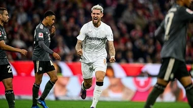 Bayern Munich và Leverkusen chia điểm đầy kịch tính sau hai siêu phẩm