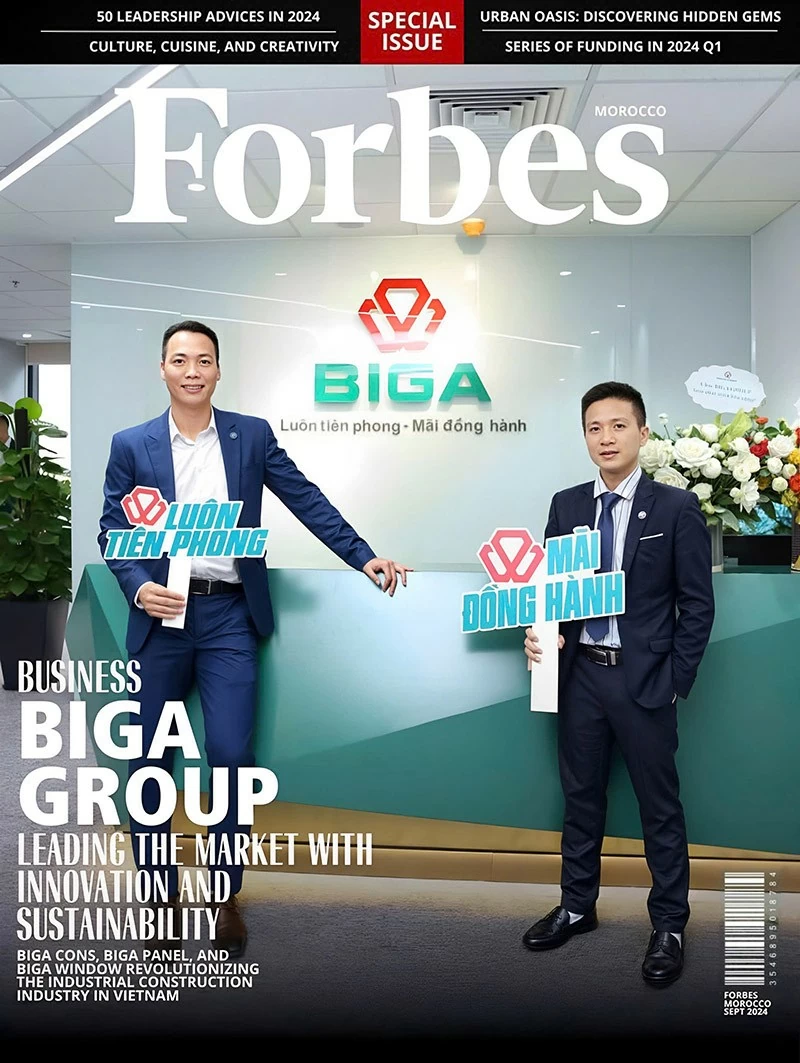 Forbes đưa tin Tập đoàn BIGA dẫn đầu thị trường bằng sự đổi mới và bền vững