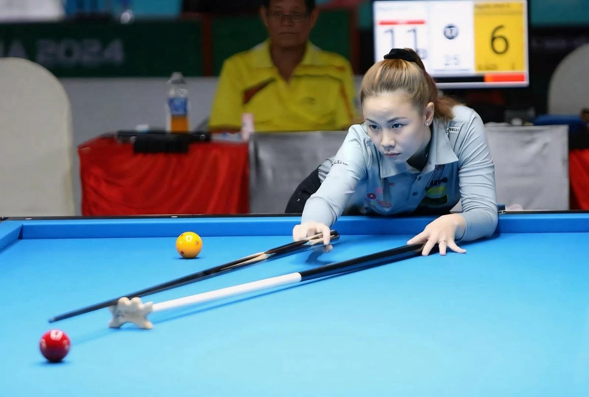 Nhan sắc hot girl billiards Nguyễn Hoàng Yến Nhi giành huy chương đồng thế giới