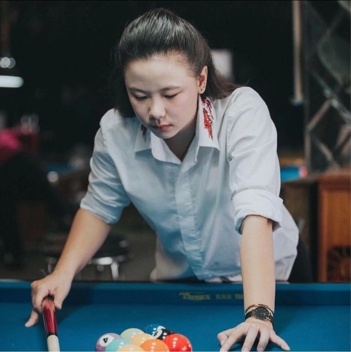 Nhan sắc hot girl billiards Nguyễn Hoàng Yến Nhi giành huy chương đồng thế giới