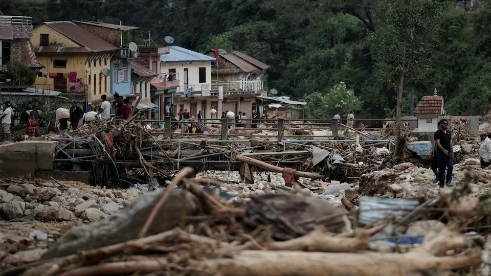 Nepal vật lộn với lũ lụt và lở đất nghiêm trọng trên diện rộng