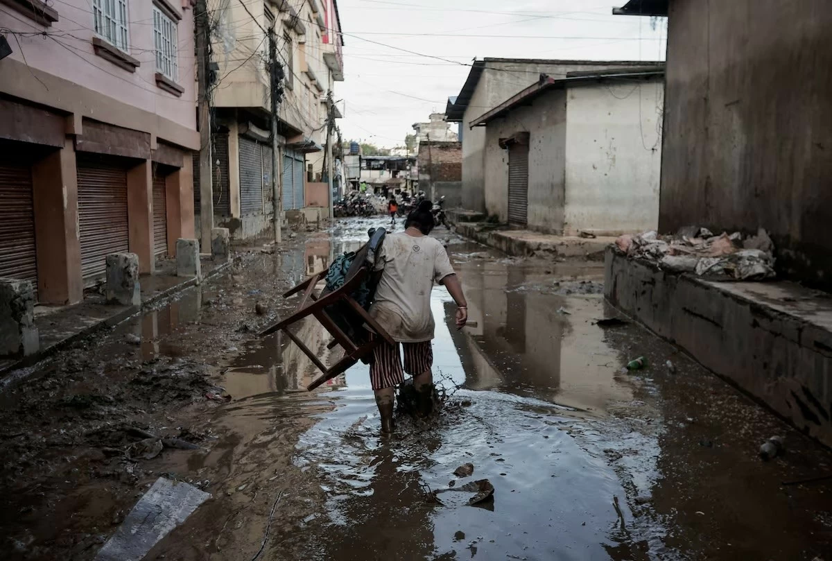 Nepal ‘vật lộn’ với lũ lụt và lở đất nghiêm trọng trên diện rộng