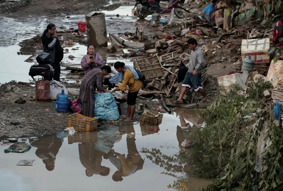 Nepal ‘vật lộn’ với lũ lụt và lở đất nghiêm trọng trên diện rộng